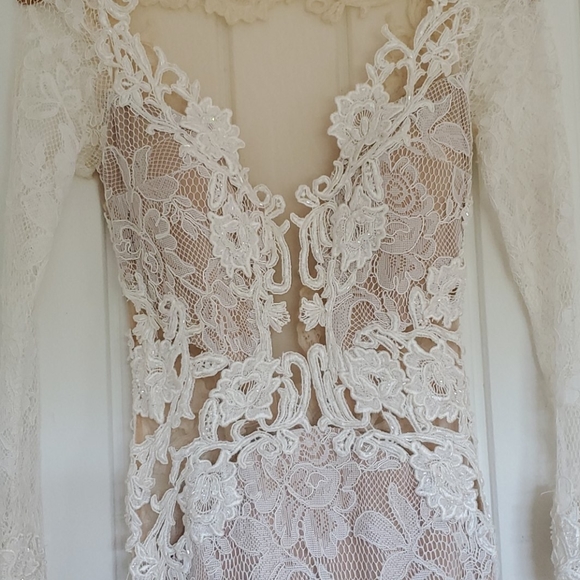 Tarik Ediz Wedding Dress sz 2 - Picture 7 of 16